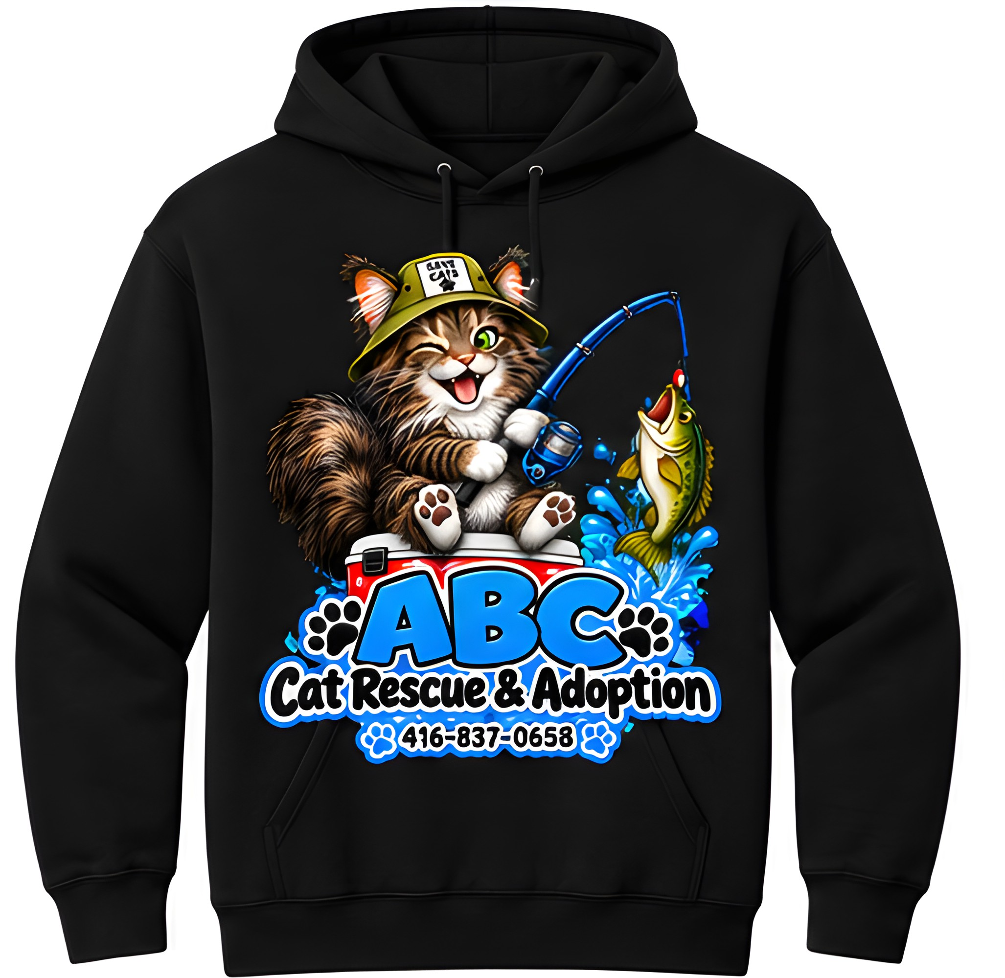 ABC Cat Rescue Hoodie - Image 1